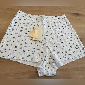 NWT Doen Stella Shorts - Blue Sweetpea - XS